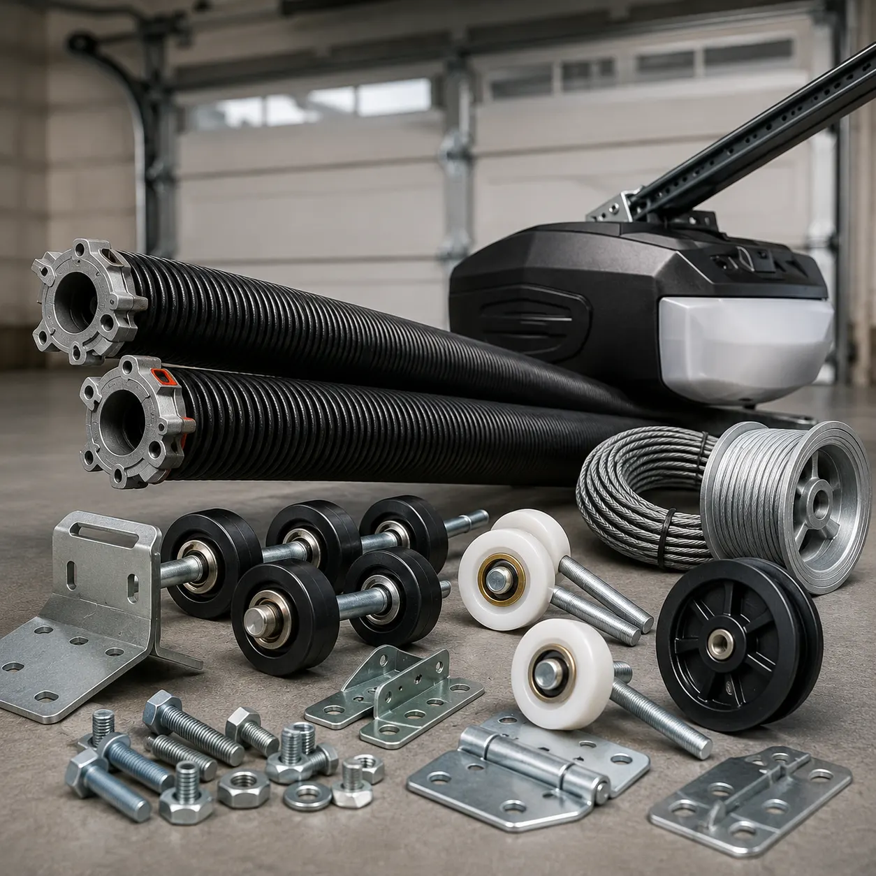 Garage door parts repair service