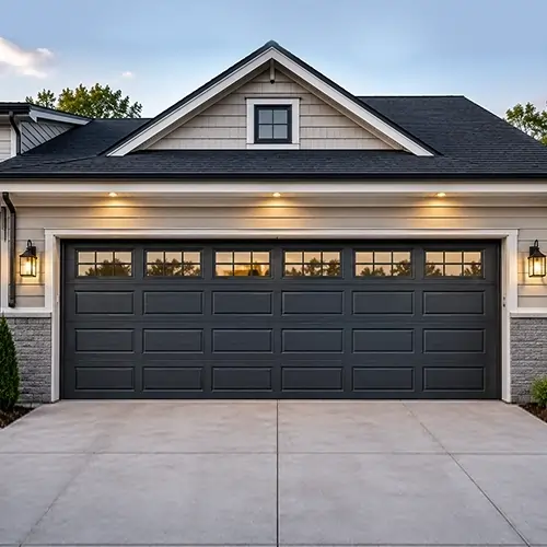Modern garage door